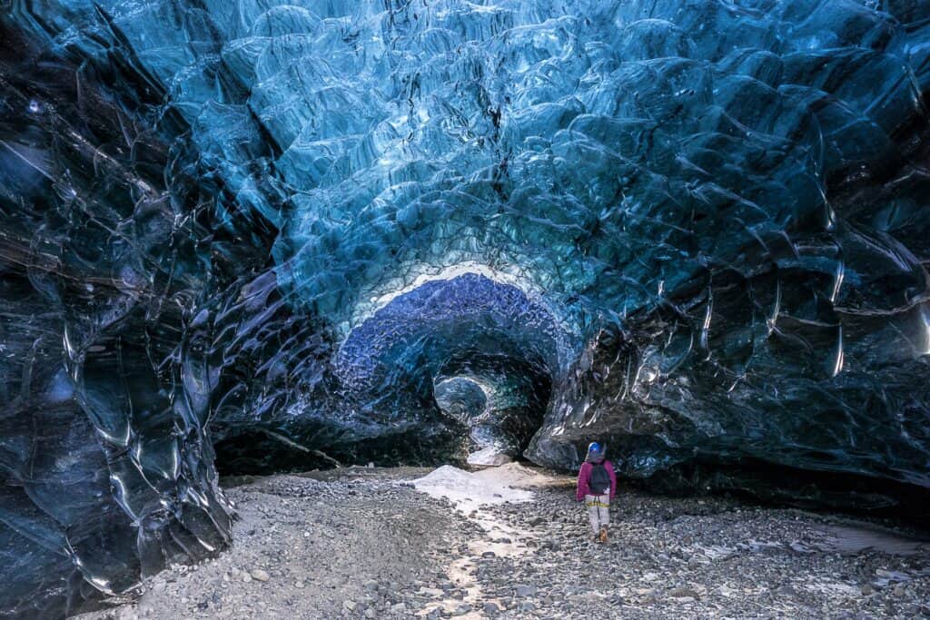 Ice cave in Breiðamerkurjökull 2018